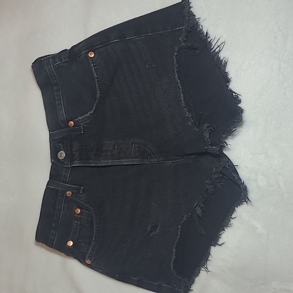 Levi's Black Jean Shorts